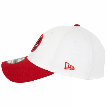 Deadpool Logo Home Colors New Era 39Thirty Fitted Hat